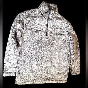 Boxercraft sherpa-like Senior pull over sweater size small